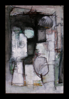"Still Life" oil & graphite on panel, Louis Delegato 2004